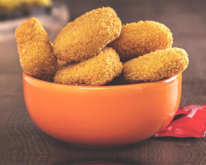 Chicken Strips With New Ingredients Made